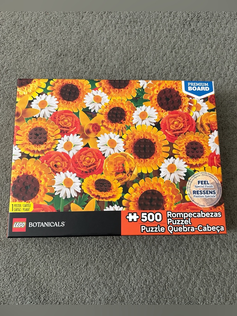 LEGO Botanicals Sunflowers, Daisies 500 pieces Jigsaw Puzzle